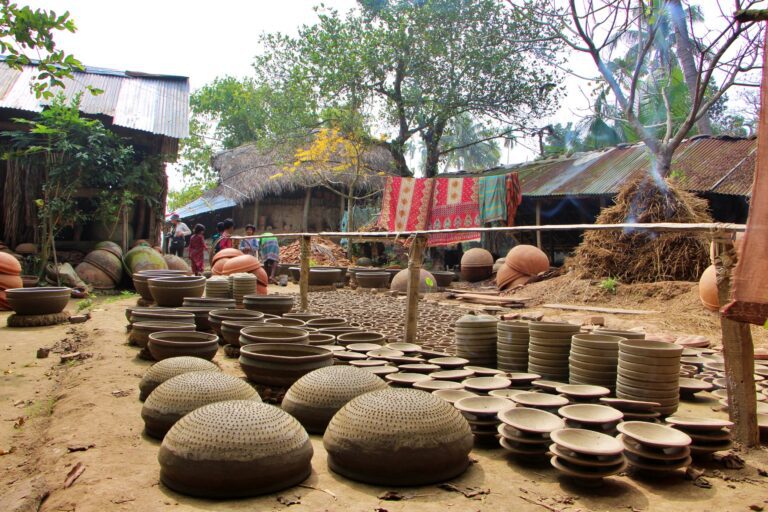 Barisal pottery village