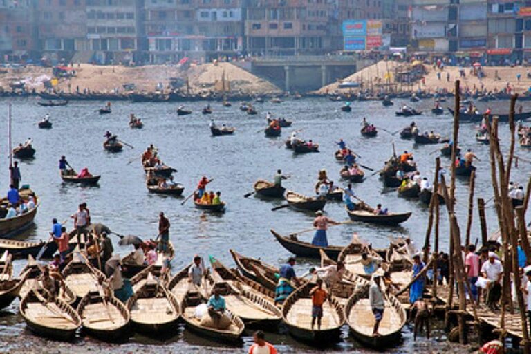 Dhaka river front photo
