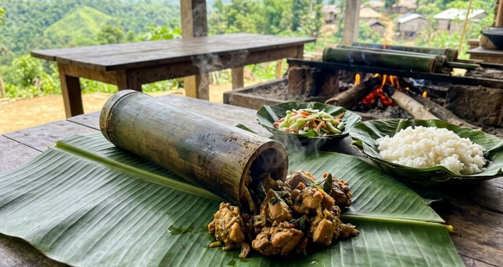 Bamboo chicken Bandarban
