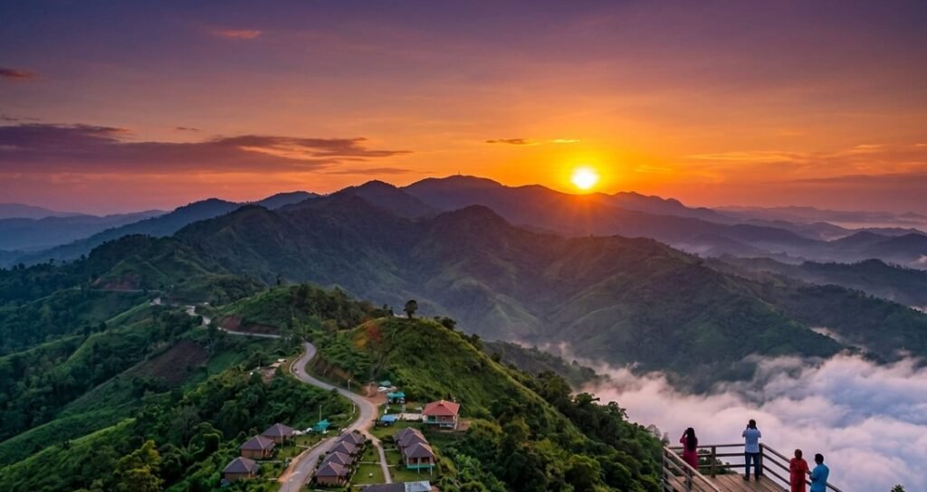Nilgiri Bandarban sunset