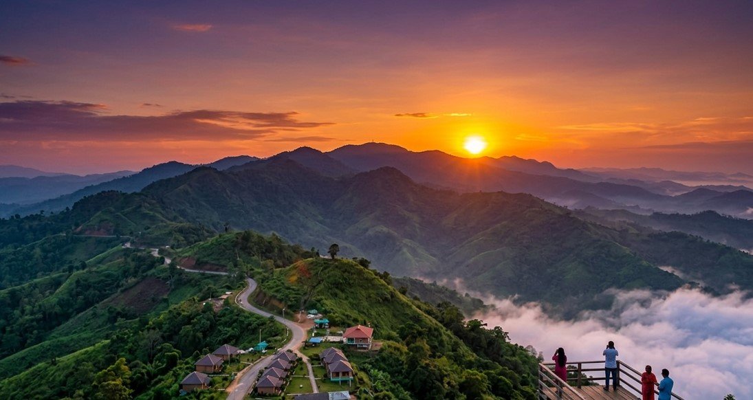 Mountain tour in bangladesh